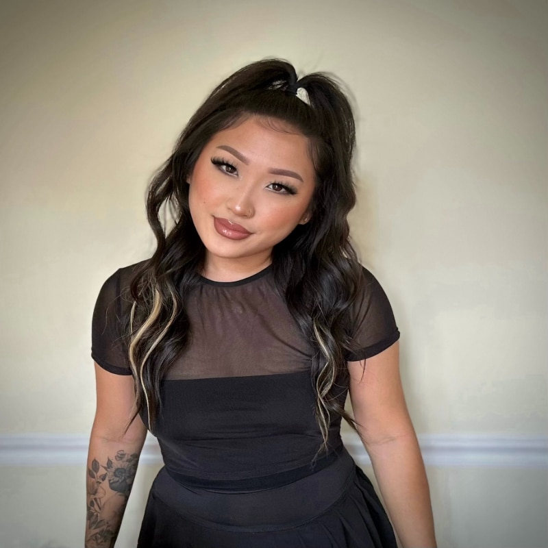a woman posing for a picture