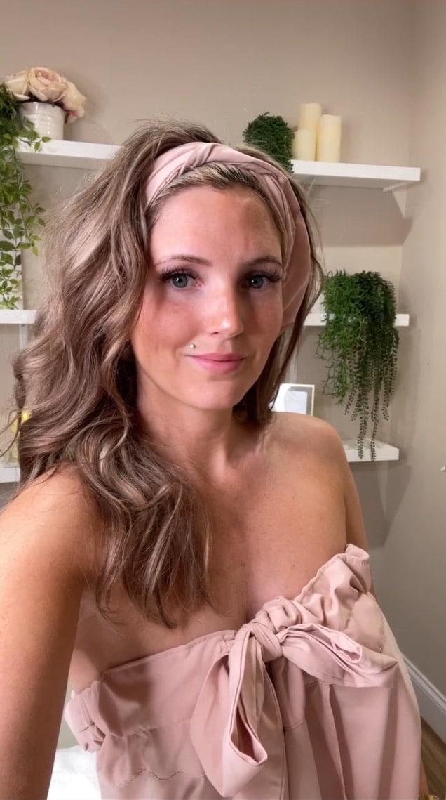 a woman wearing a dress